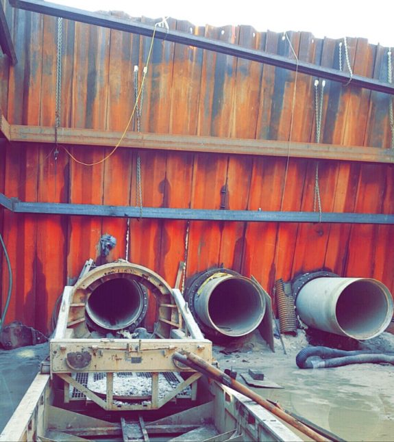 Wolf River at McLean Siphon Repair